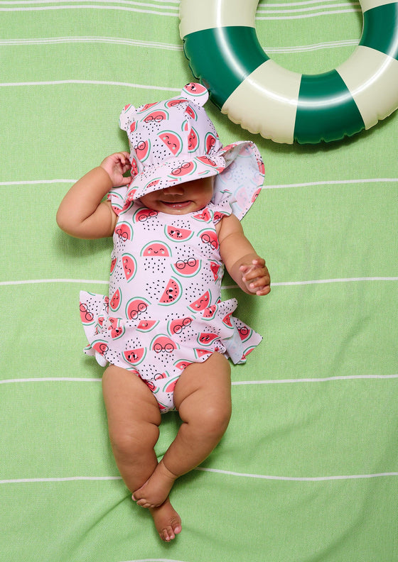 Watermelon Frill Swimsuit - My Little Thieves