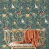 Woodland Green Wallpaper - My Little Thieves